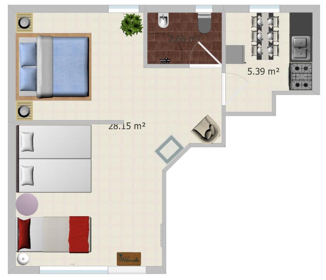 Gemuetliches J&L Apartment Nahe Des Hauptbahnhofes Баден-Баден Экстерьер фото